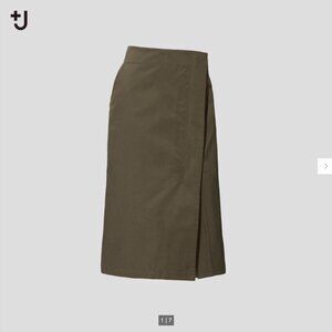 Uniqlo +J Linen-Cotton Wrap Skirt 0